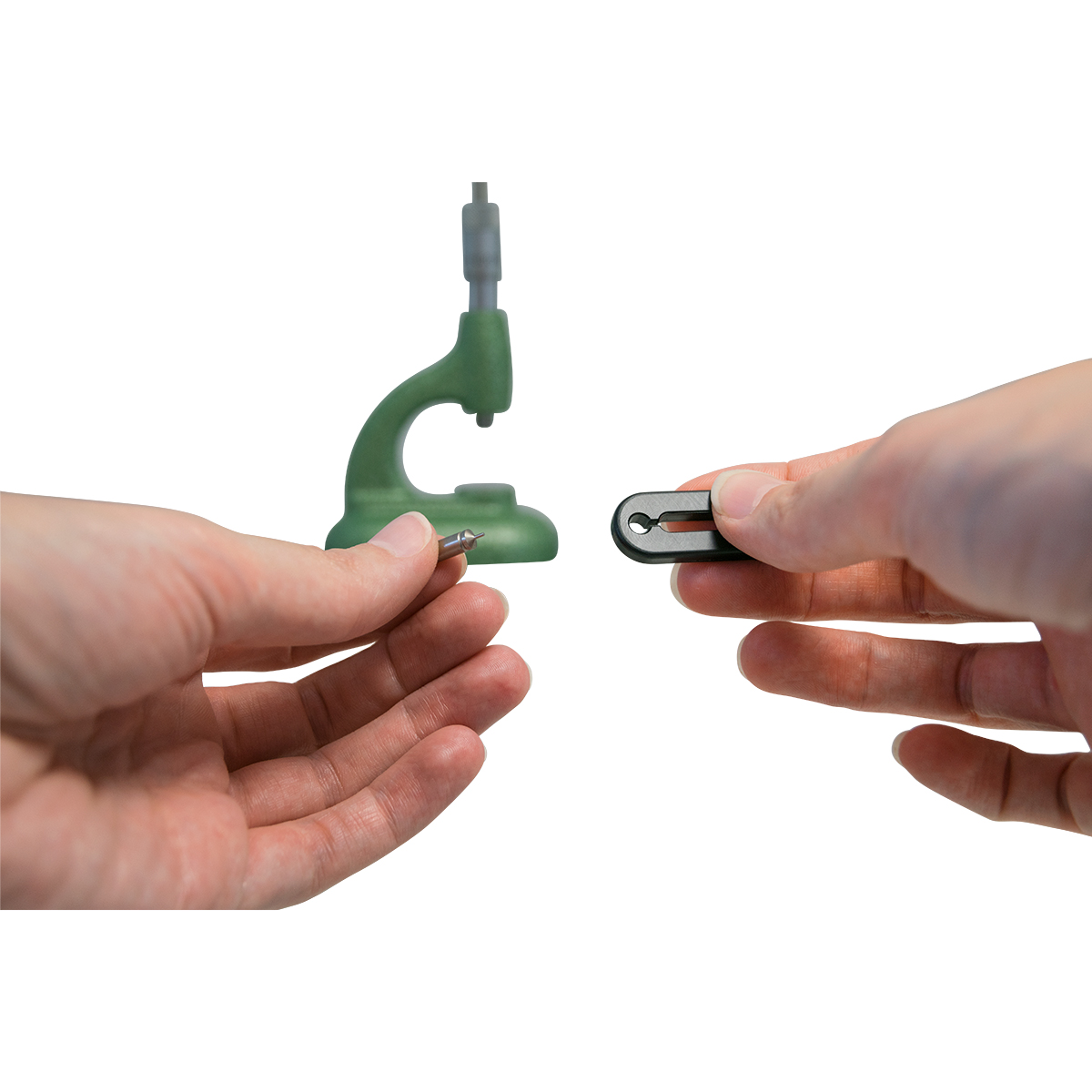 Tool for easy insertion and removal of pushers and reamers, Ø 3 mm, white