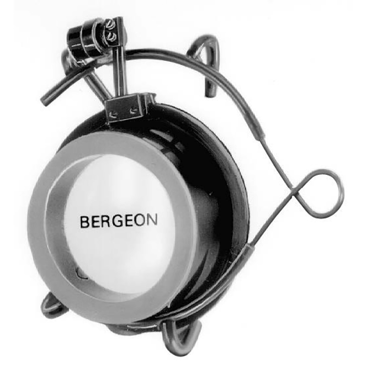 Bergeon 6223-G3 watchmaker magnifier with eyeglass clamp

