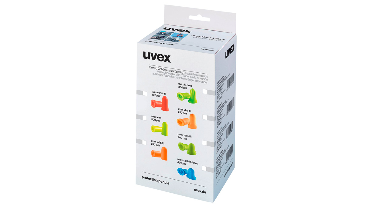 Nachfüllbox Gehörschutzstöpsel SNR für one2click, 37 dB, 300 Paar