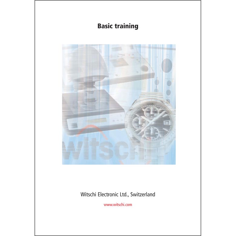 Witschi Grundkurs Uhrenmesstechnik und Fehleranalysen, Sprachversion: Englisch