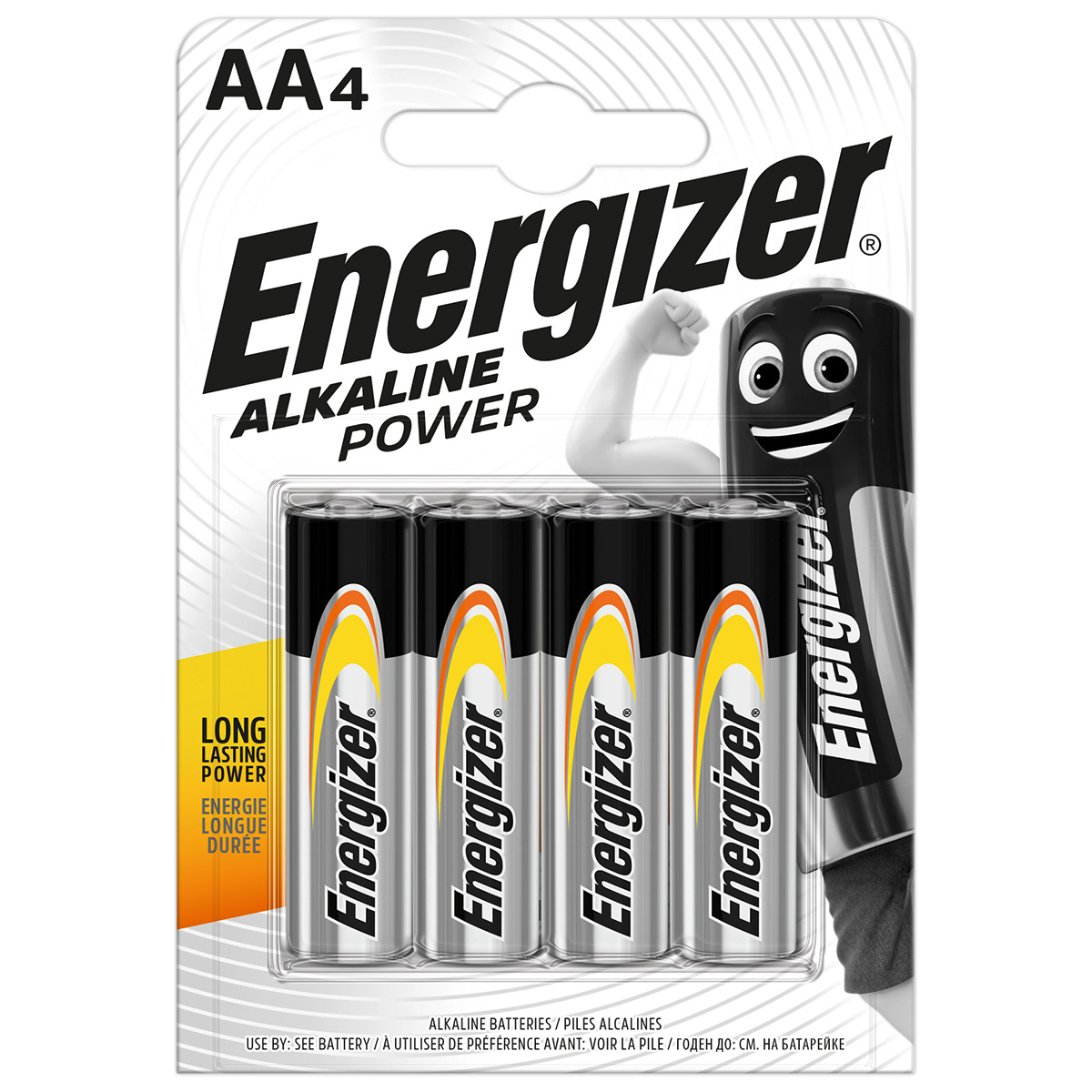 Energizer 4er Blister Mignon 1,5 Volt Alkaline Power LR6/AA/E91/FSB4