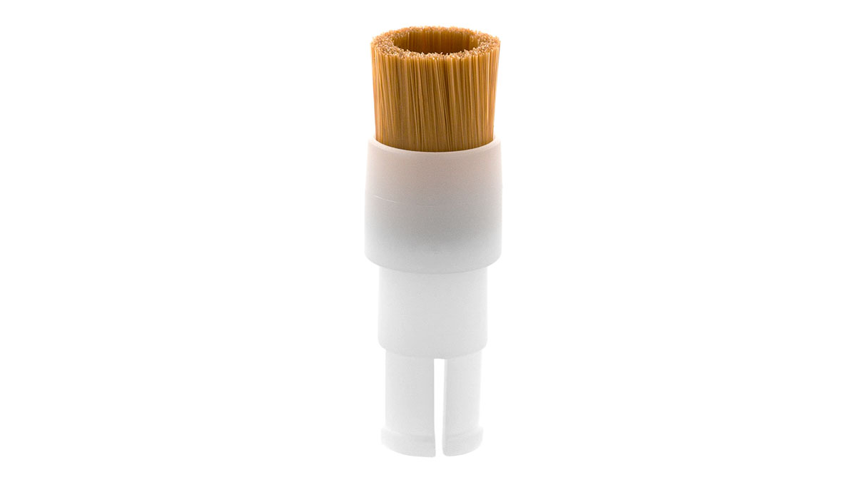 Brush made of marten hair, very soft, Ø 10 mm for vacuum pumps