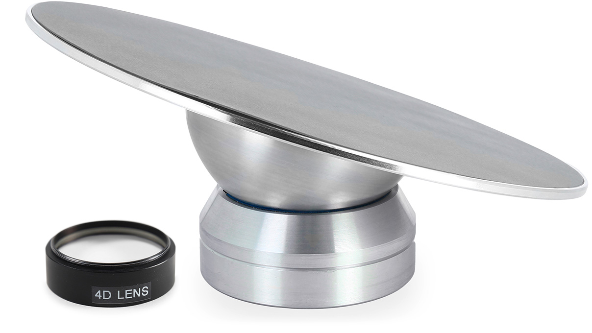 Tek-Tilt-Plus mesa de inspección segura ESD con lente 4D, para Tek-Scope Plus