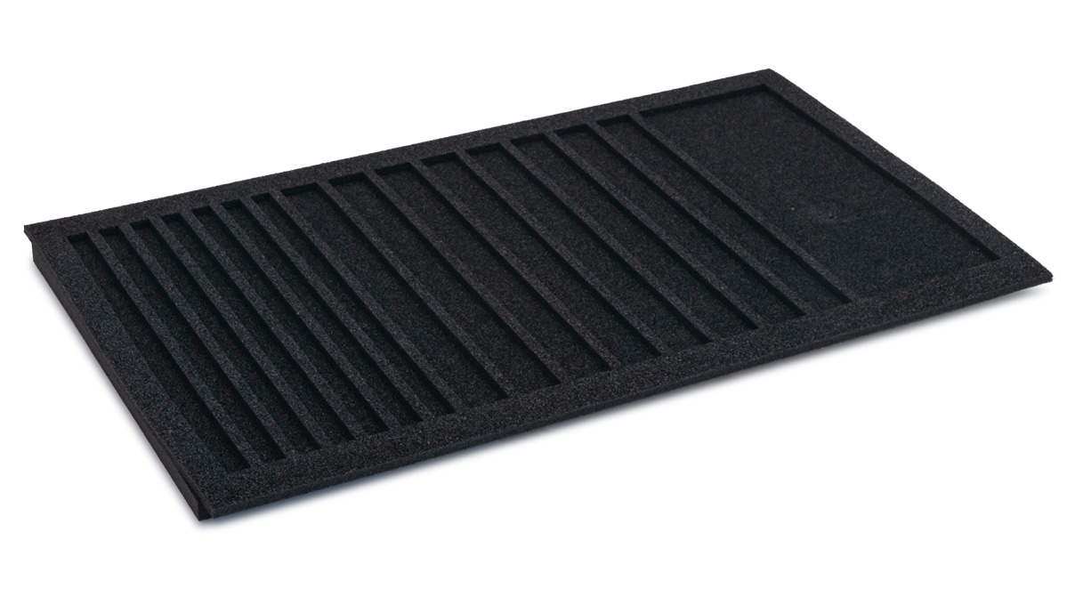 Einleger für Schubladen mit Vollauszug und Soft-Close, PE-Schaum, für Ergolift Evolution 140 cm