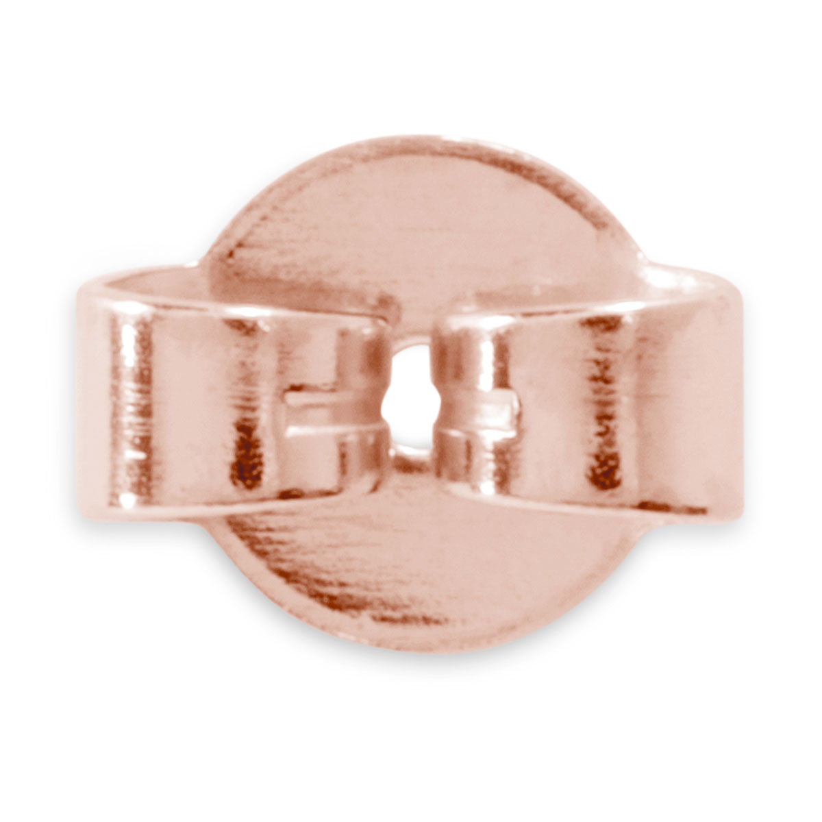 Klemm-Muttern 925/-  Silber rosè vergoldet Ø 5,0 mm