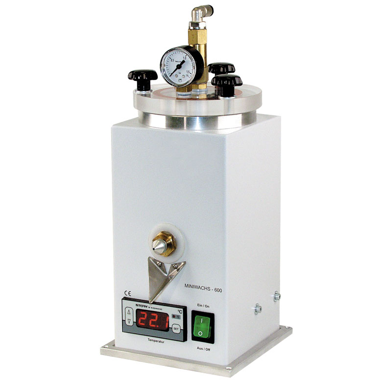 Wax Injector MINIWACHS 600 for pattern carving wax, with compressor adaption