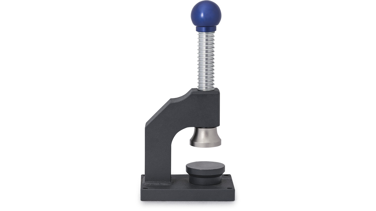 Patschhammer, Platten-Ø 78 mm, Stahl, mit Rückholfeder