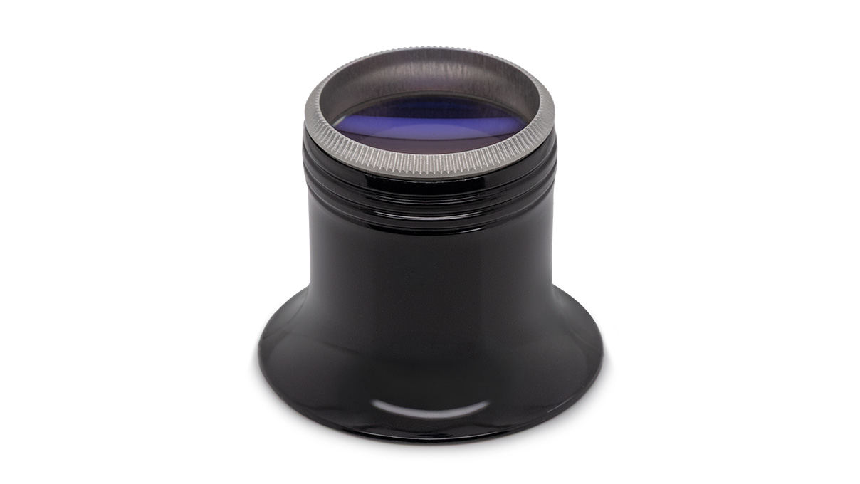 Asco Loupe d'horloger type H2, grossissement 14x, noir
