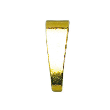 Hanger lus, gestanst, lengte 7,5 mm, 585/- geel goud