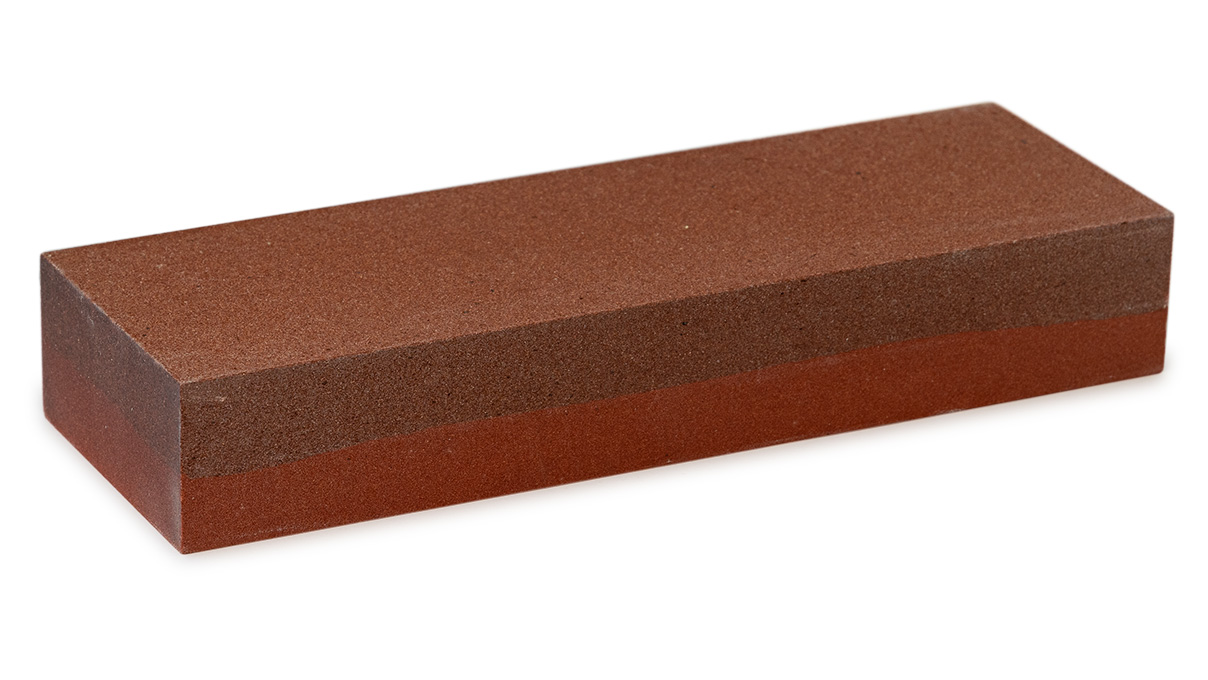 Grinding stone, double-sided, corundum and silicon carbide