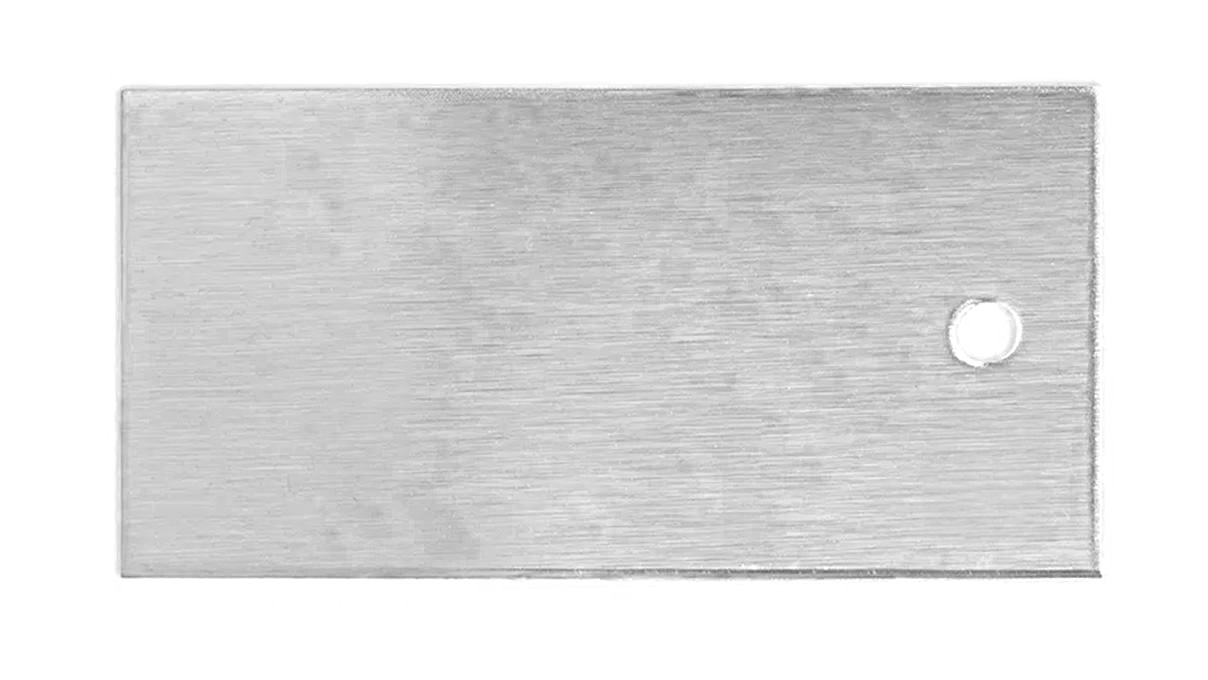 Feinsilber-Anode, 100 x 50 mm