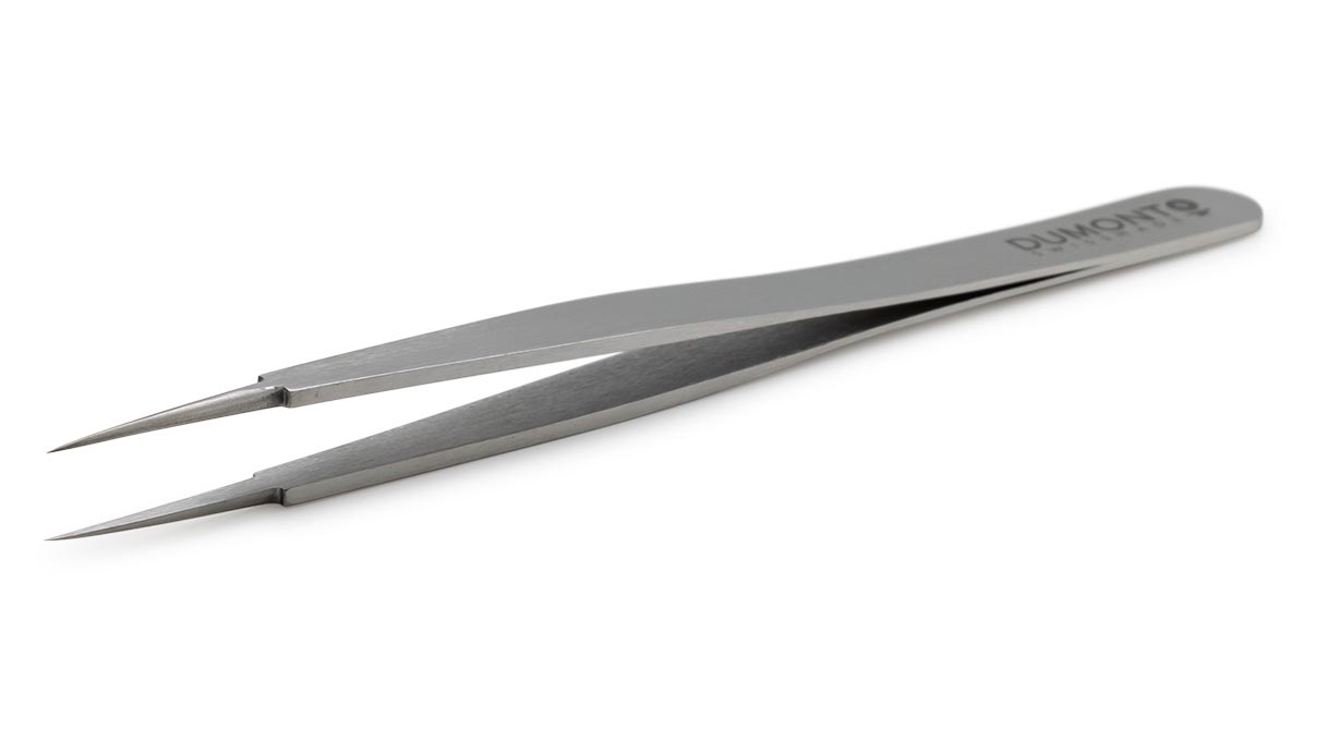 Dumont Pinzette, Form 0A, Kohlenstoffstahl, 120 mm