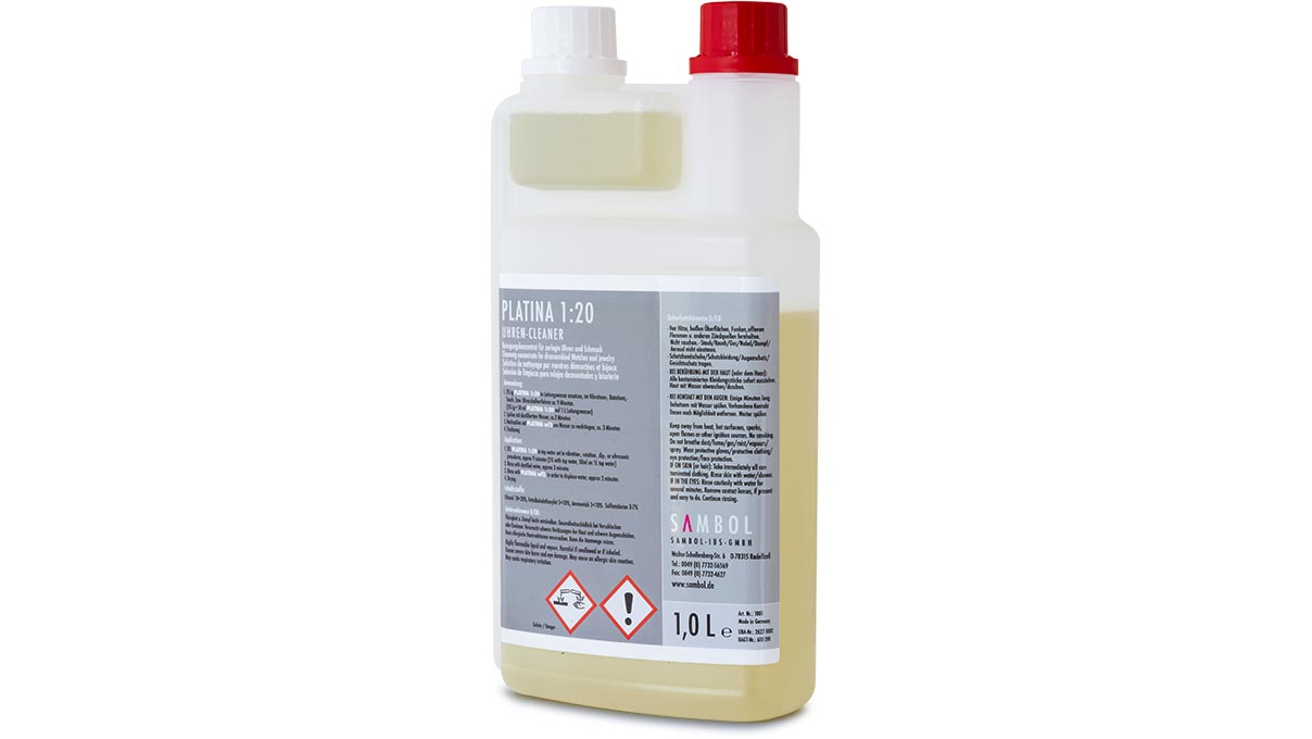 Sambol Platina 1:20 cleaning concentrate for watches, 1 l