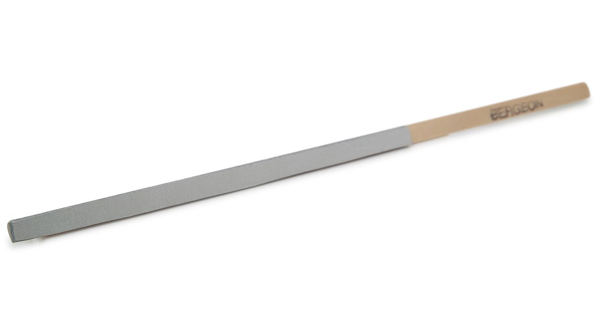 Bergeon 1282-06 leather buff, white, width 6 mm