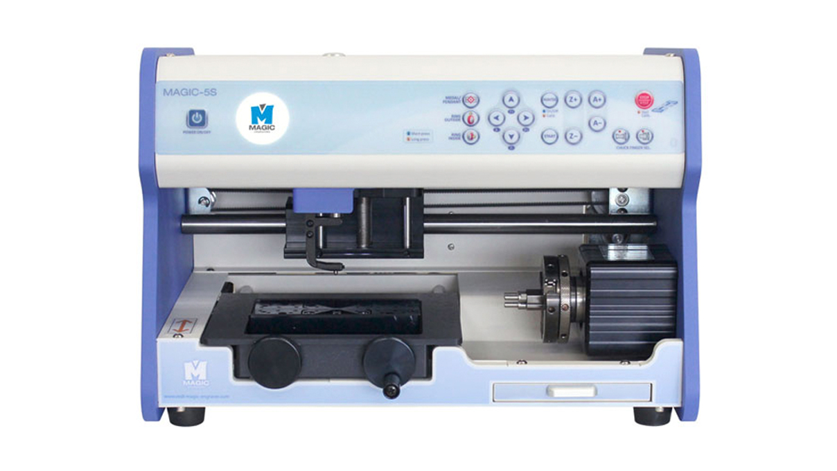 CNC-Gravurgerät Magic-5S für Flach- und Ringgravur CNC-Gravurgerät Magic-5S für Flach- und Ringgravur