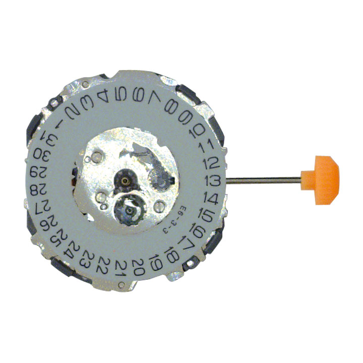 AU-Werk Miyota 2S60 10 1/2''' DATE3 SC Quarz (CR2012)