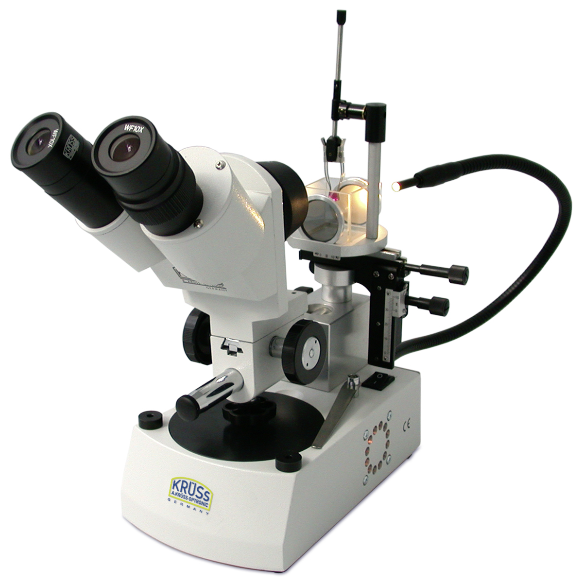 Stereo-Edelstein-Mikroskop KSW4000-K-W, 10x und 30x, mit Zubehör für die Untersuchung mit
Flüssigkeit