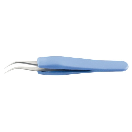 Bergeon 7572-ESD-7 ESD tweezers type 7, handle coated with nitrile rubber