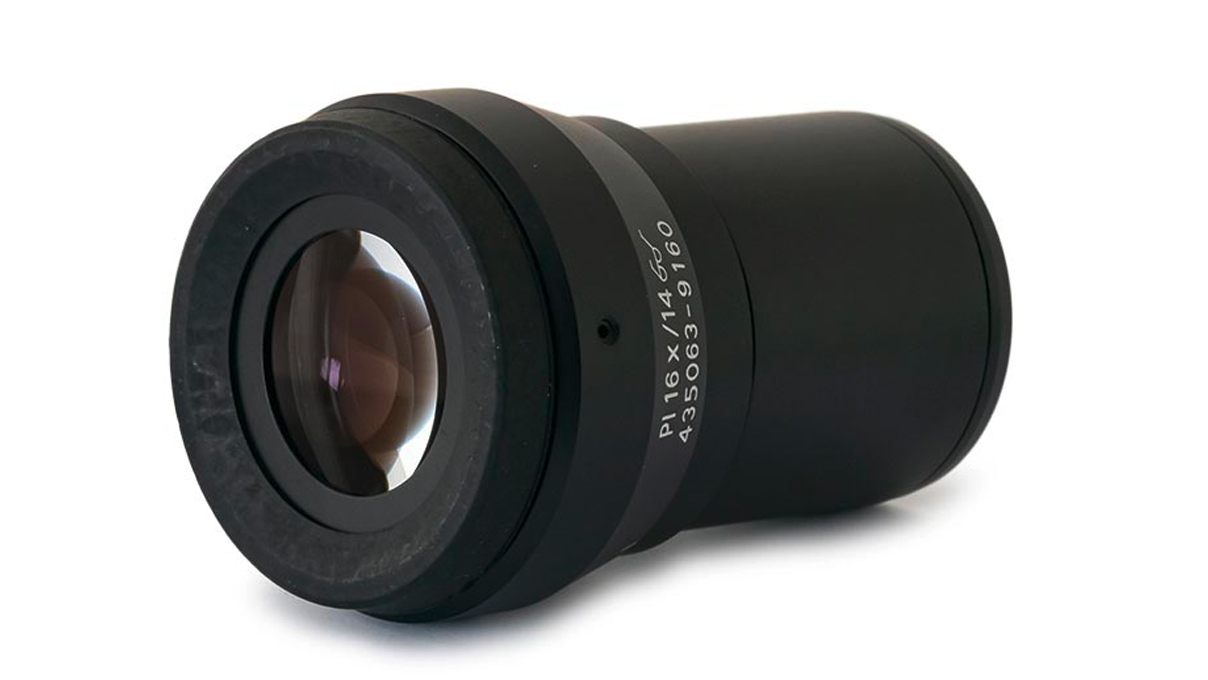 Zeiss Okular 16x/14 Br foc für Stemi Steromikroskope, max. Sehfeldzahl 14 mm