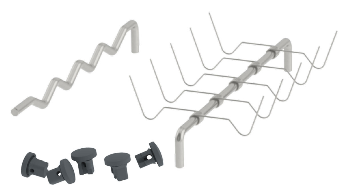 Elma set of holders for modular baskets