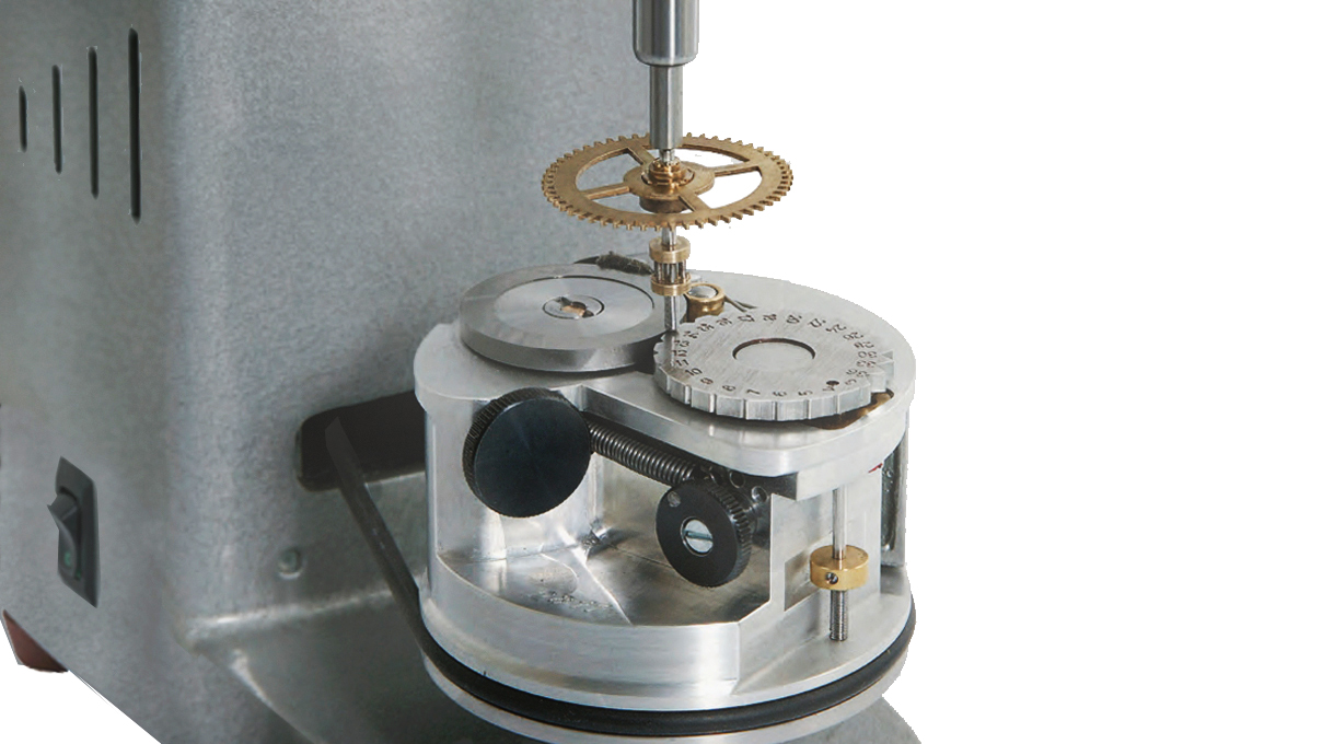 Rollimat pivot polisher, with motor, Widia grinding wheel 4 - 4,1 mm