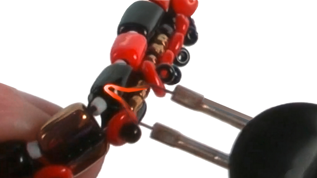 Thread Zap II Battery-operated thread burner, for trimming, singeing or soldering thread ends