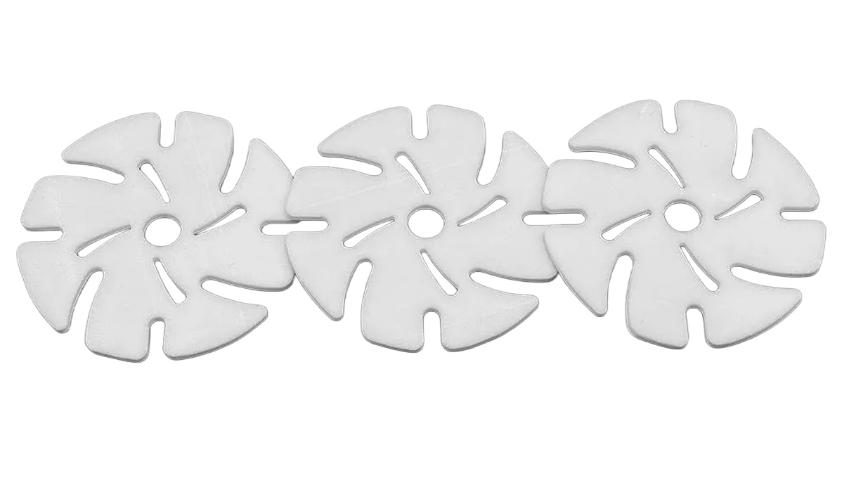 Jooltool cushion pads, medium-flex, white, Ø 100 mm, 3 pcs