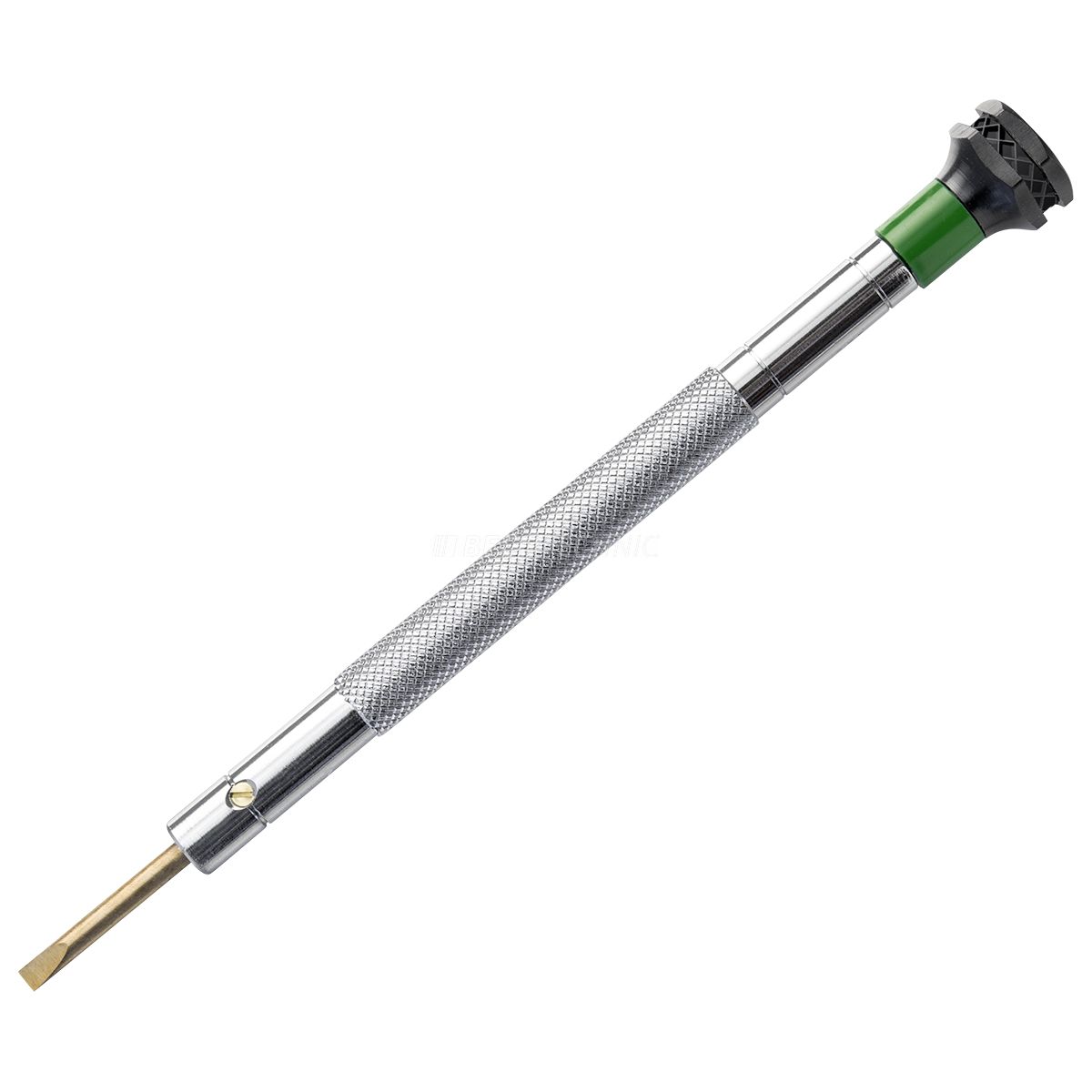 BasicPlus screwdriver, slot, 2,0 mm, dark green, antimagnetic