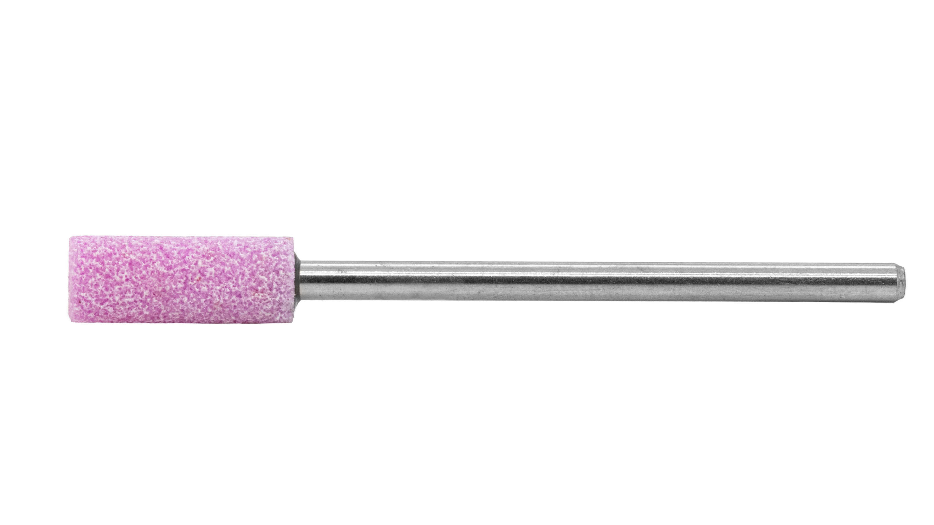 Keramischer Schleifer, Edelkorund, rosa, Zylinder, Ø 5 x 12,5 mm, HP-Schaft