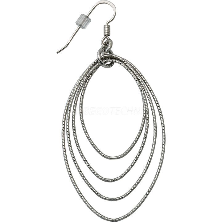 Plastic oorbelstopper voor oorbellen (zwanenhals)