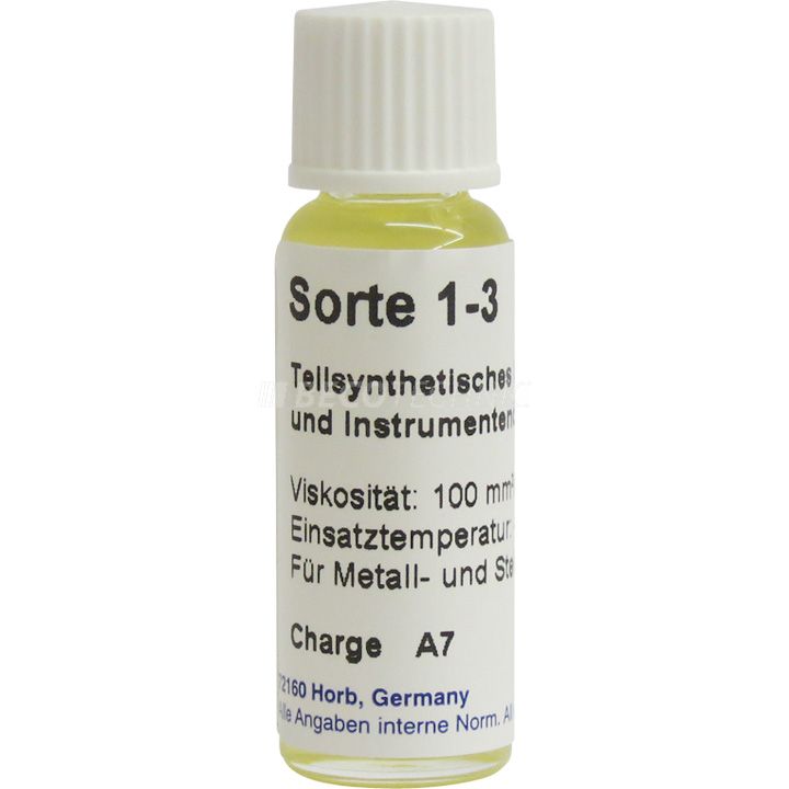 Etsyntha Uhrenöl 1-3, teilsynthetisch, 3,5 ml