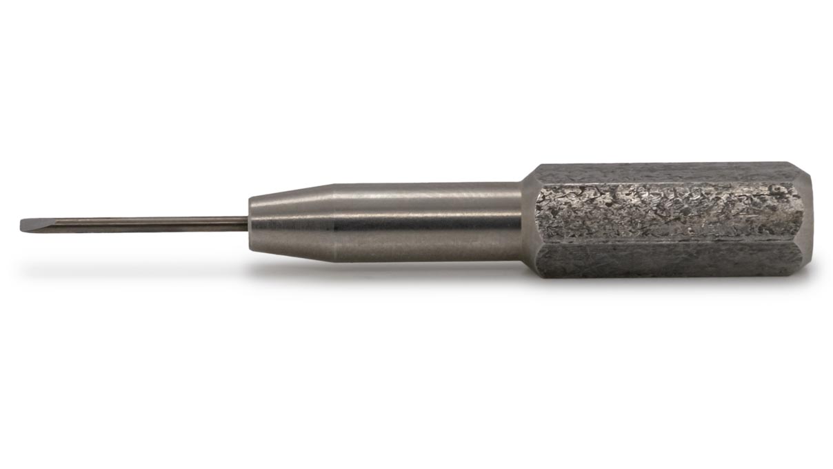 Schraubendreherklinge, Ø 1 mm, mit 1/4"-Sechskant-Bit