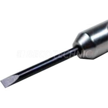 VOH Reservemes voor schroevendraaier, 1 mm, Staal, Sleuf (V), 4 stuks