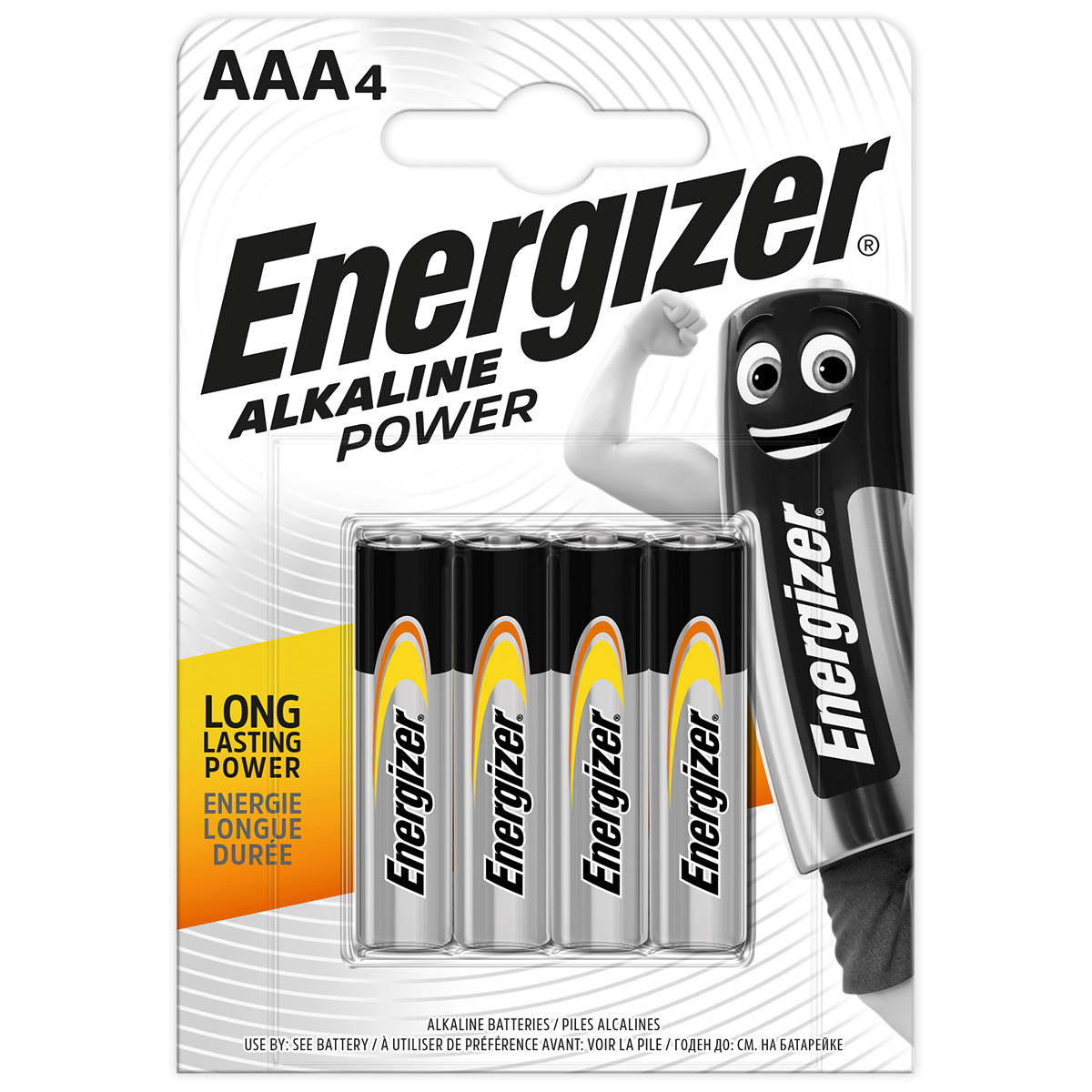 ENERGIZER Blister con 4 Micro 1,5 voltio Alkaline LR03/AAA/E92