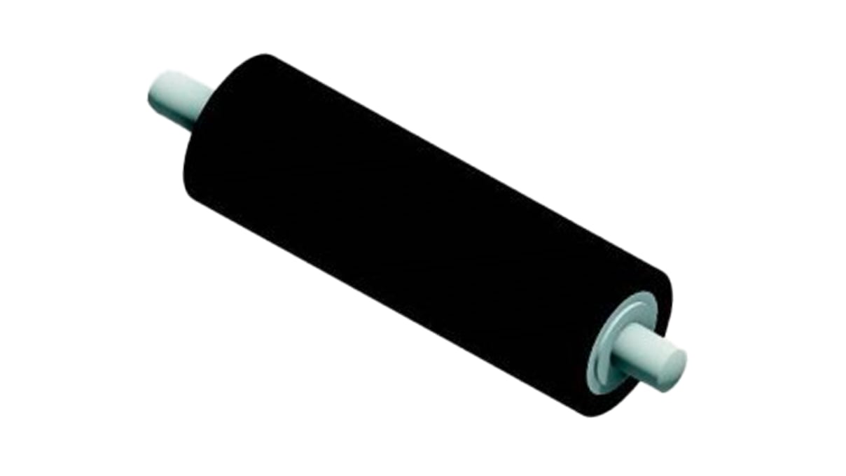Smooth rubber pulley Ø 25, Shore 80, black, for Crevoisier machines Smooth rubber pulley Ø 25, Shore 80, black, for Crevoisier machines