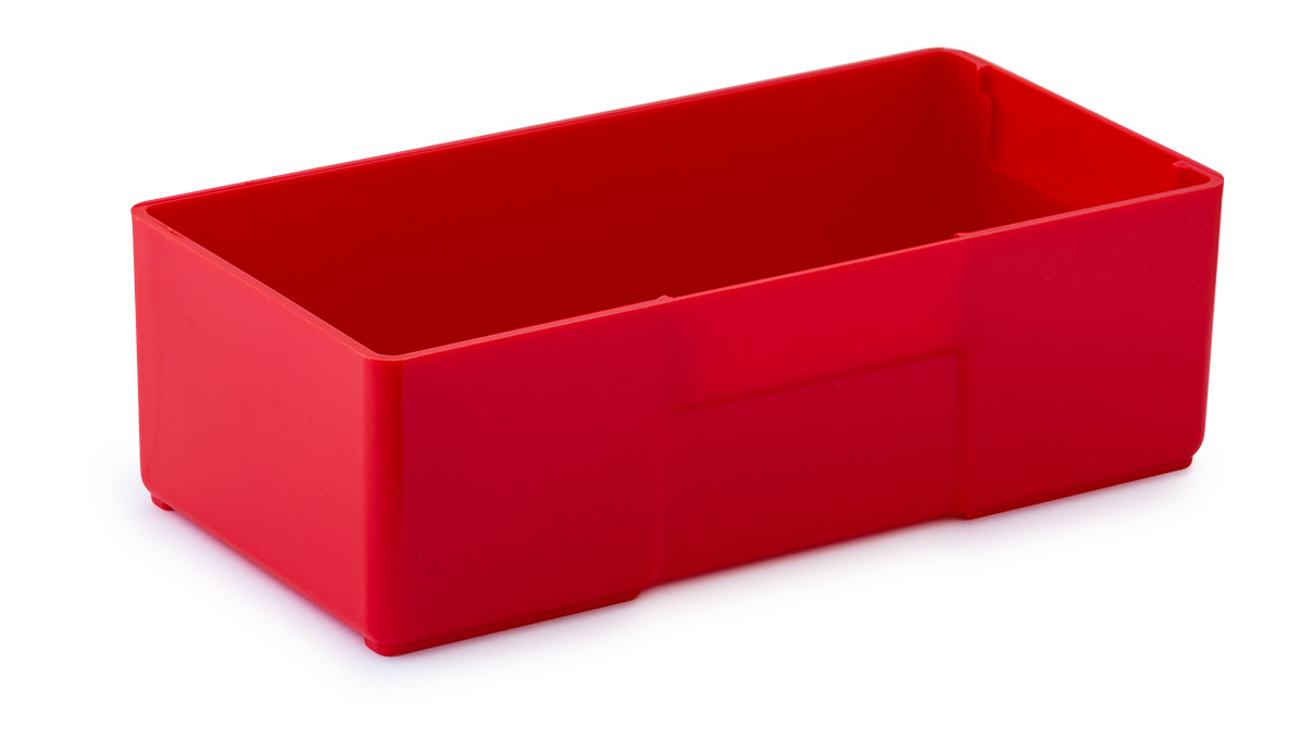 Lista plastic box, 4,5 x 9 E, for 75 mm front height, 6 pieces