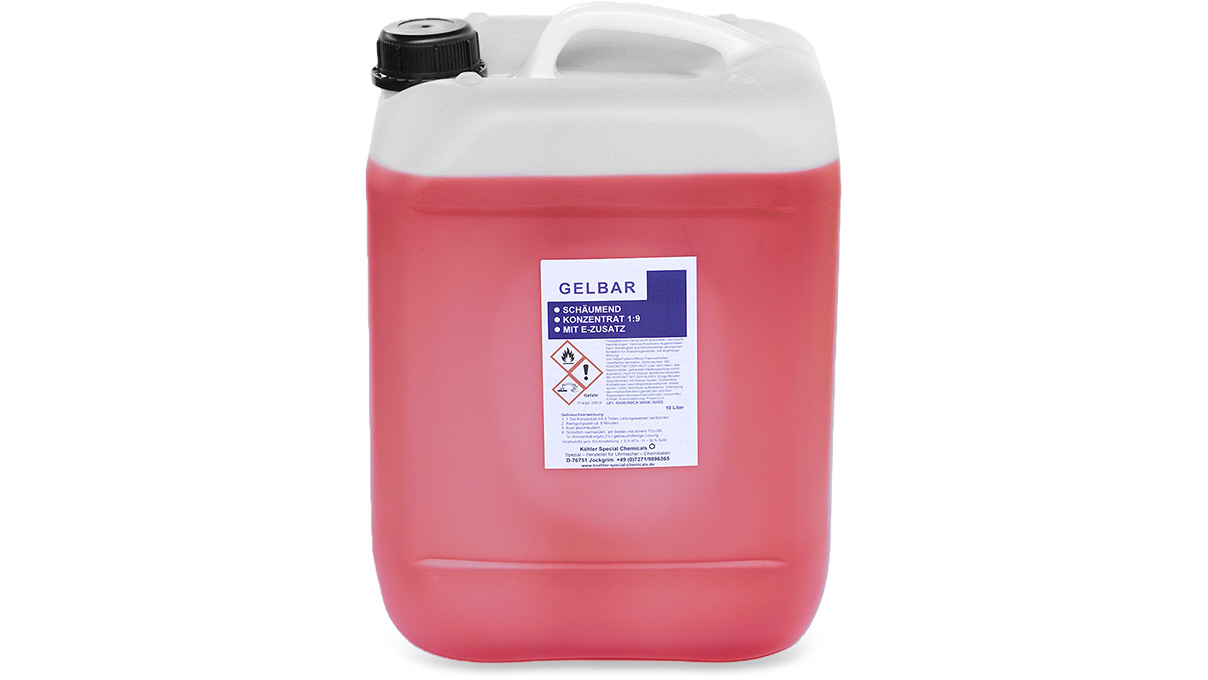 Gelbar Uhrenreinigungskonzentrat, 1:9, Kanister, 10 l
