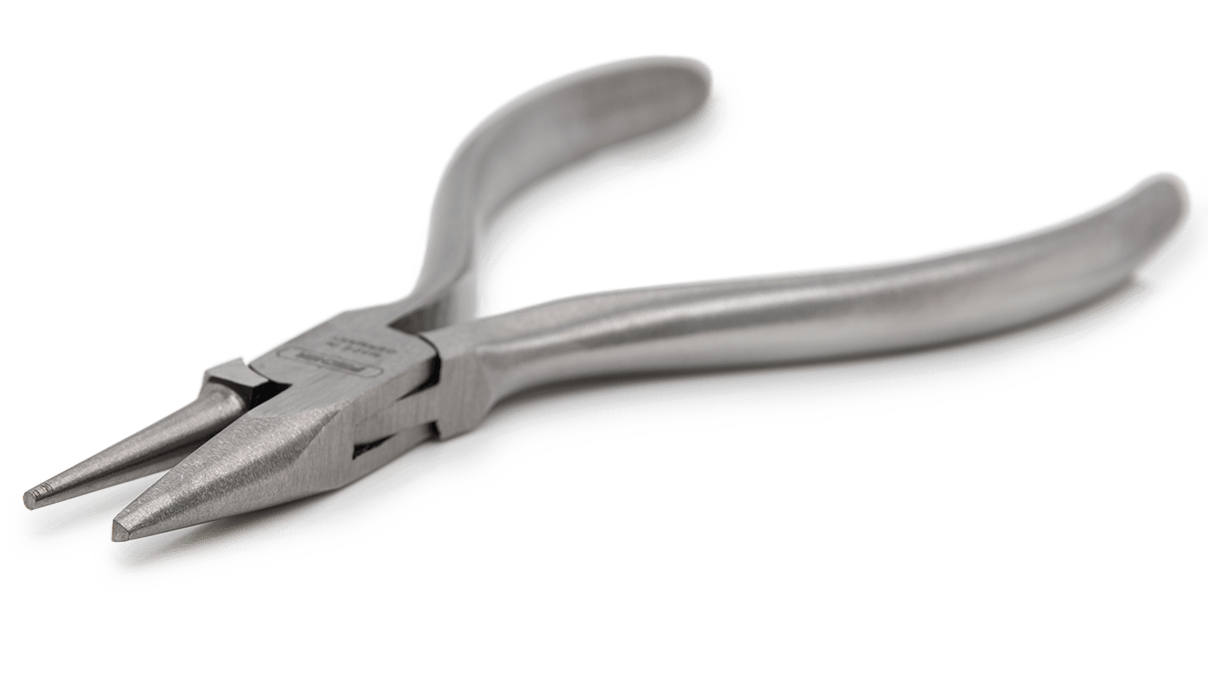 Special pliers for closing jump rings, length 130 mm