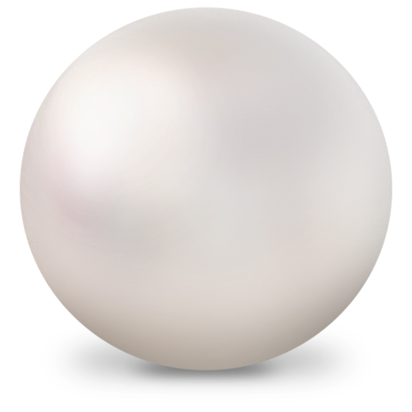 Cultured Akoya pearl, 4/4, white, Ø 5 - 5,5 mm, drilled