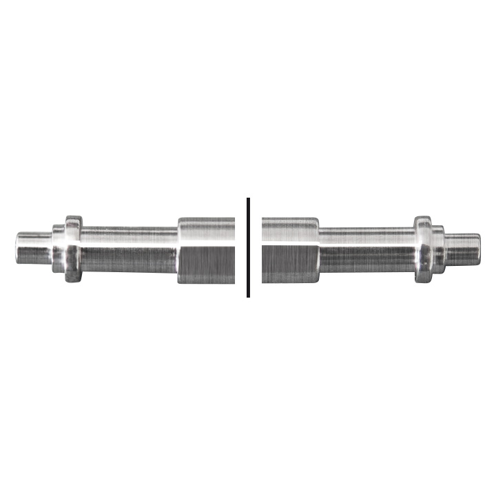 Pasadores inox 16 mm ,  con tope ST, barrilete Ø 1,8 mm, pivote Ø 0,88 mm, longitud 1,0 mm