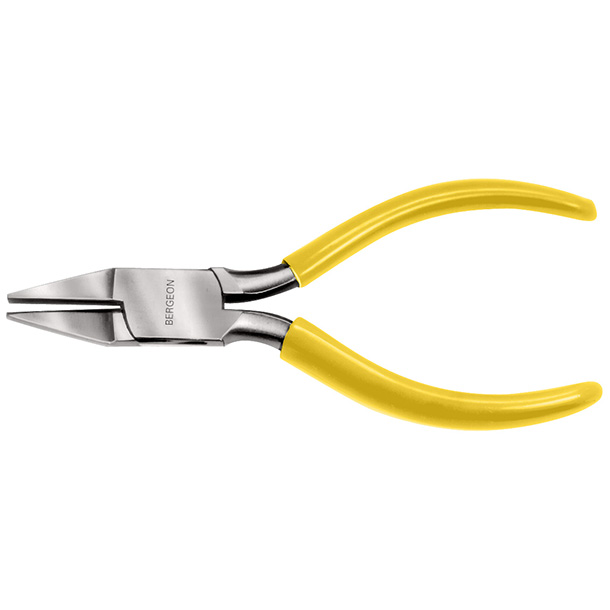 Bergeon 5830 Pliers with 1 flat and 1 convex side