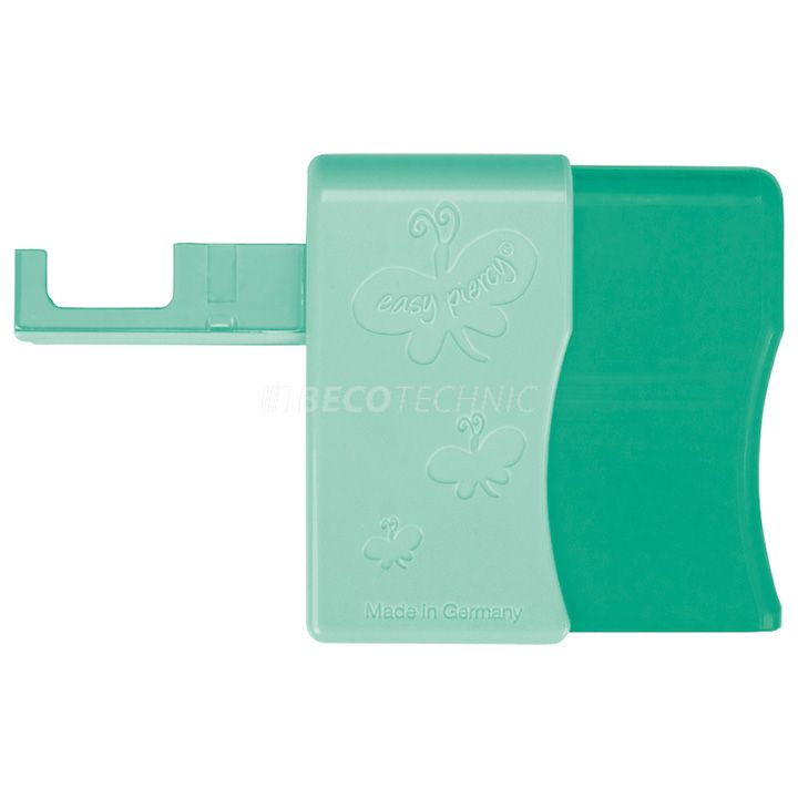 1 paar Easy Piercy Comfort oorknopjes Ø 3,95 mm, verguld, imitatie amethist