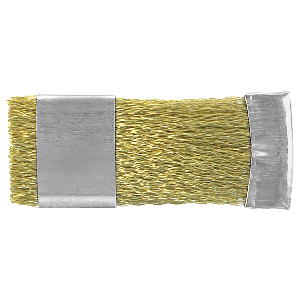 Scratch brush, brass, 70 x 28 mm, wire Ø 0,15 mm