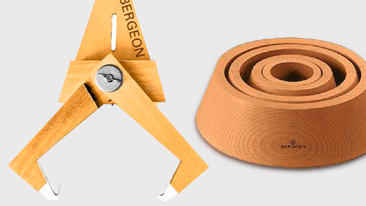 Clock movement holder / Depth tools