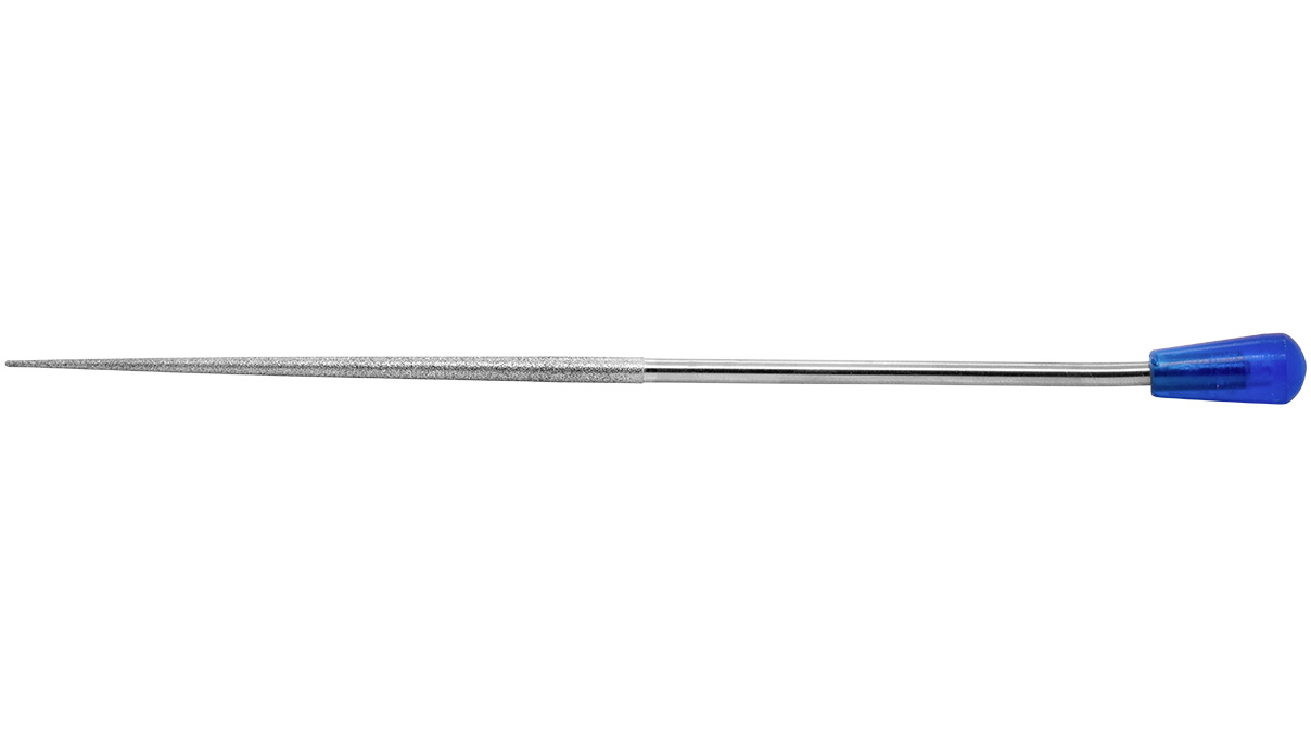 Diamant-Nadelfeile, rund, Körnung D 91, Belag 70 mm, Länge 140 mm