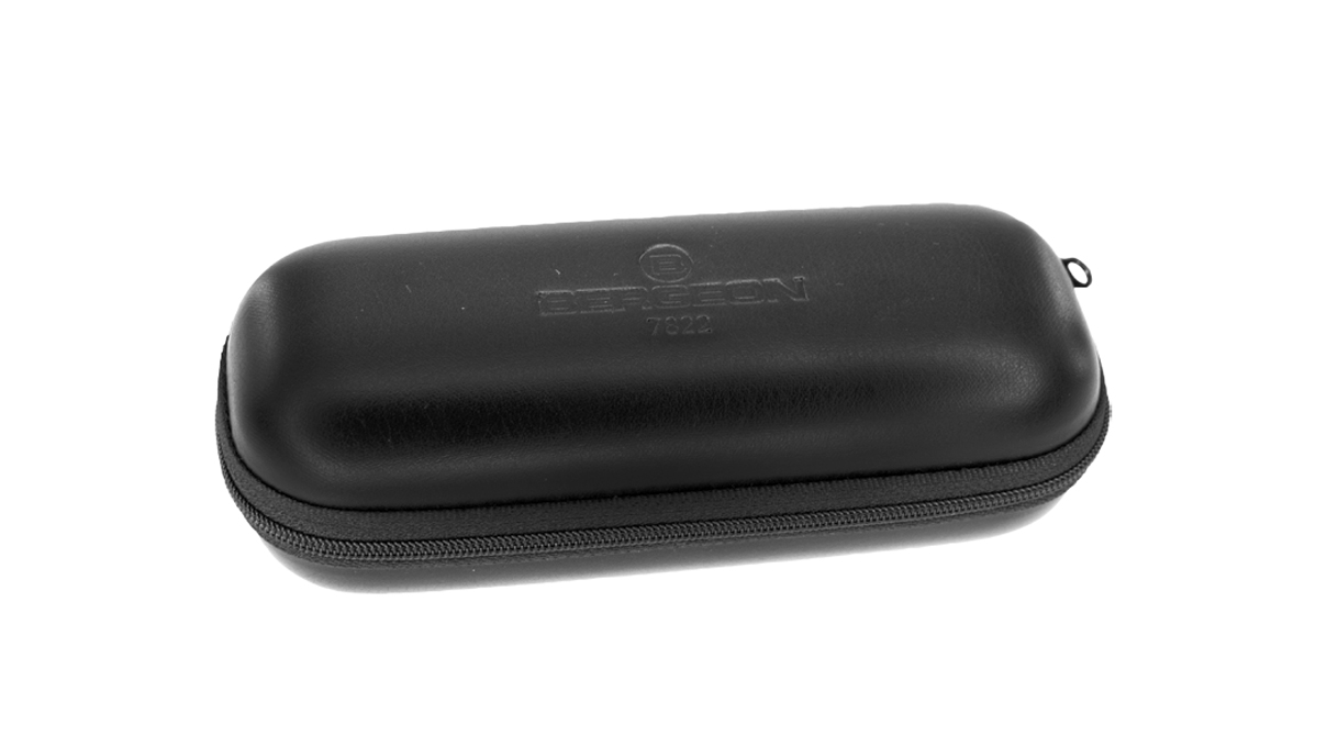 Bergeon 7822 hard shell watch case, imitation leather