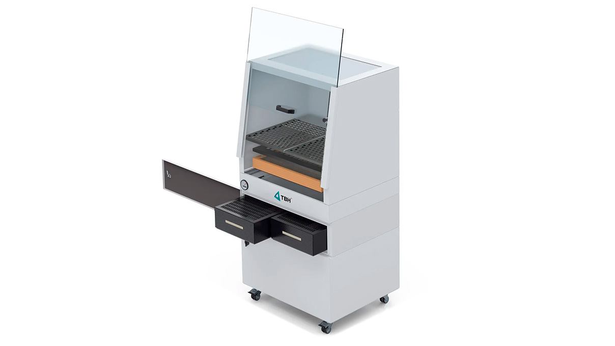 TBH Aktivkohlefilter in Metallkassette für Absaugkabinett DT 100