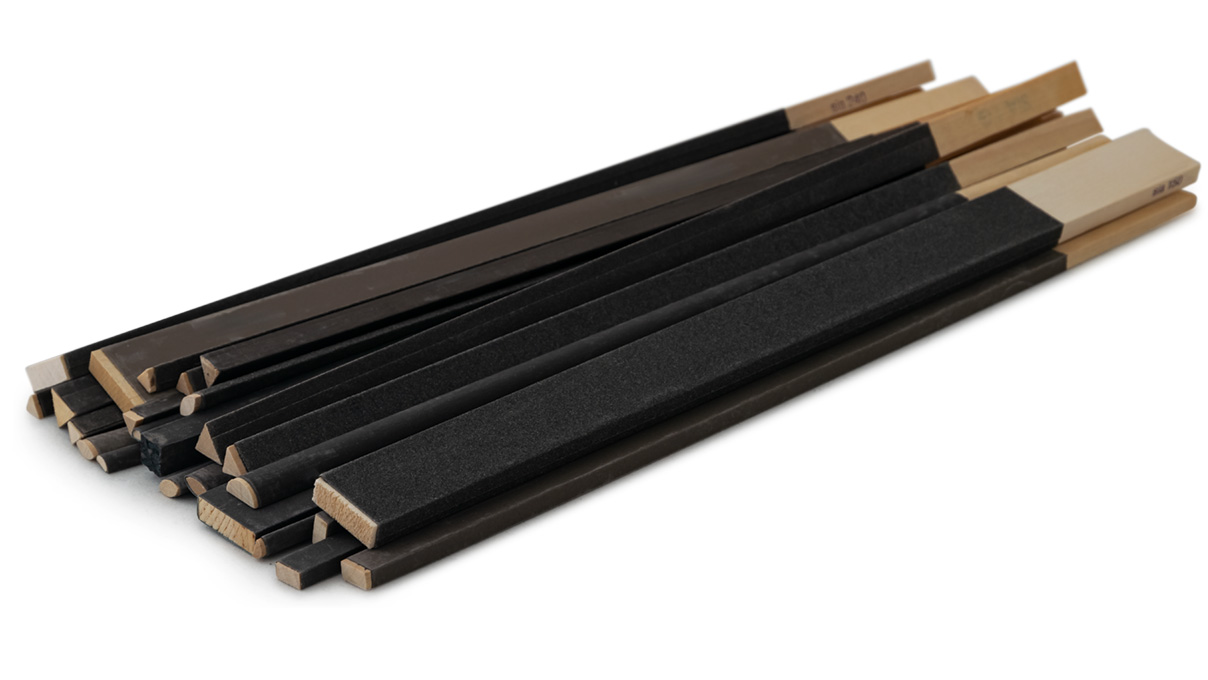 Super Sortiment Schmirgelfeilen L 290 mm, Körnung sortiert, CH Qualität, flach, halbrund, Vogelzunge,
dreieck, quadratisch, 24 Stück