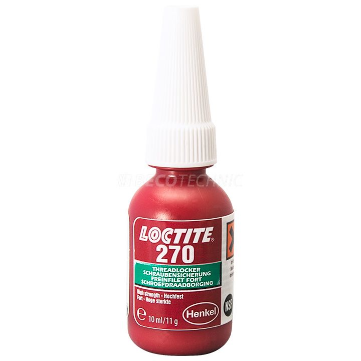 Loctite 270 Schroefdraadborgmiddel, 10 ml