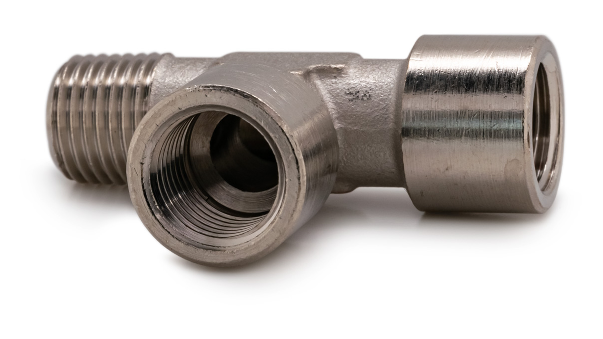 T-Stück für Innen- Ø 1/4'' auf Außen- Ø 1/4"